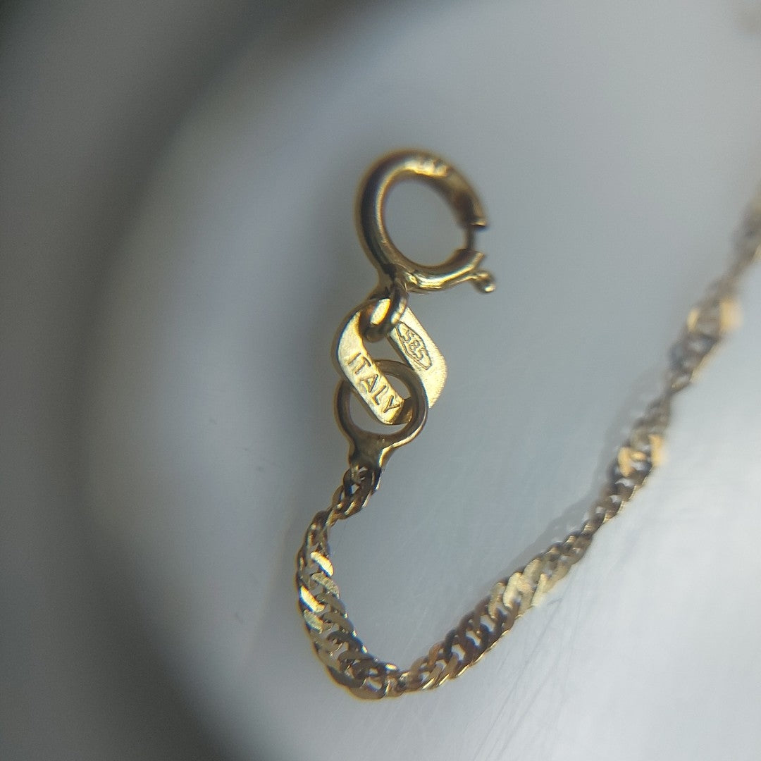 GARGANTILLA ORO MUY BAJO 8 K 1,30 GRMS (SEMINUEVO)