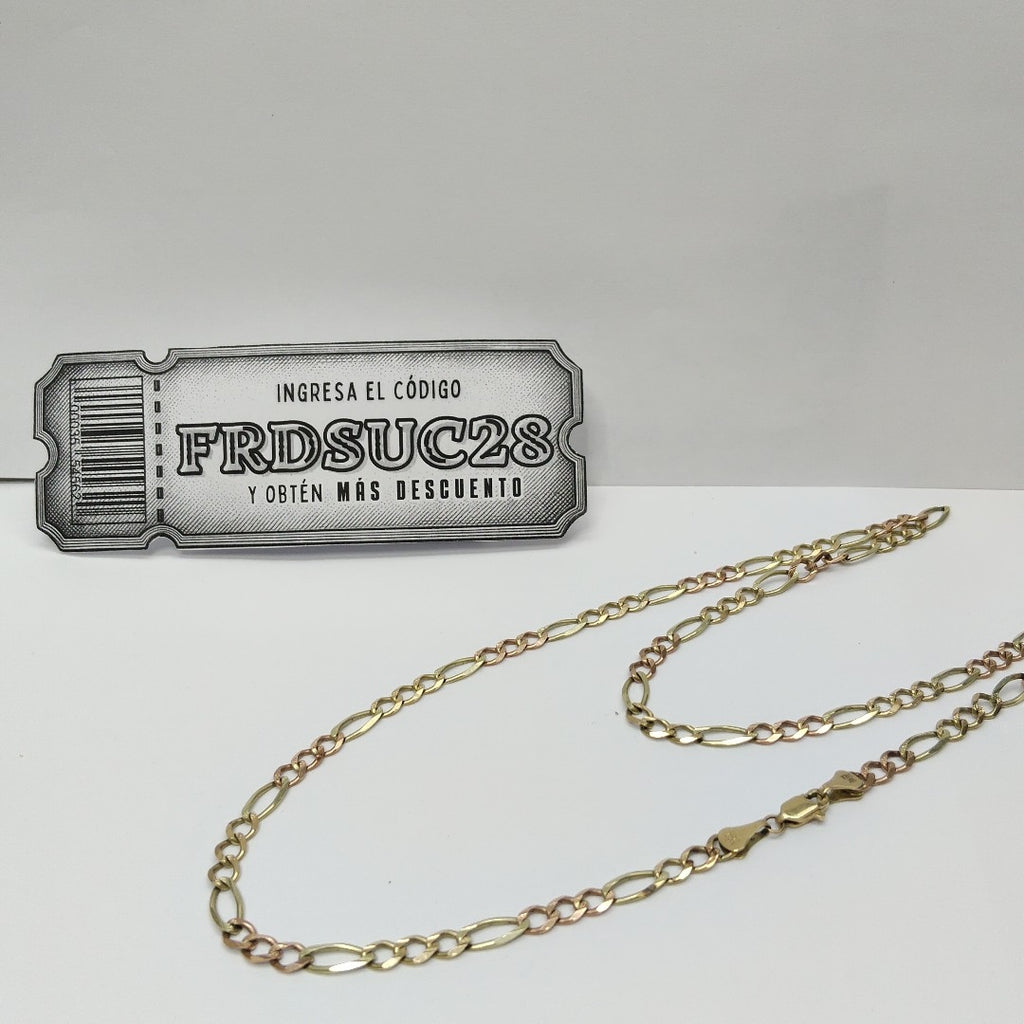 CADENA ORO COMBINADO 14 K 21,50 GRMS (SEMINUEVO)