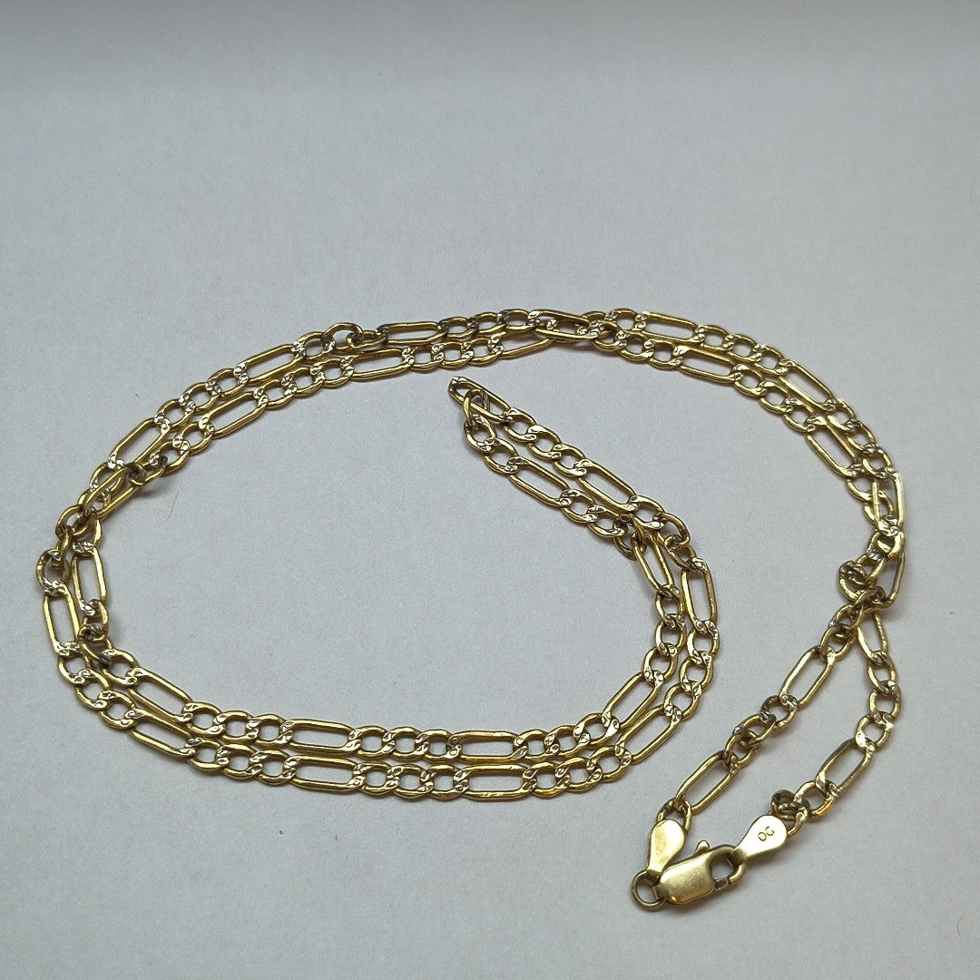 CADENA ORO, RODIADO 10 K 4.3 GRMS (SEMINUEVO)