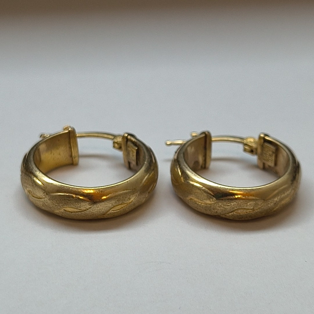 ARRACADAS PAR ORO 10 K 5.4 GRMS (SEMINUEVO)