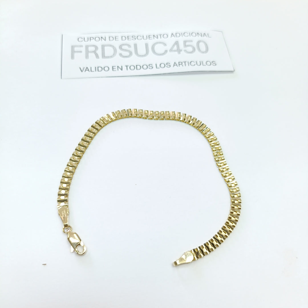 PULSERA ESPECIAL 14K 18 CM 4 GR (NUEVO)