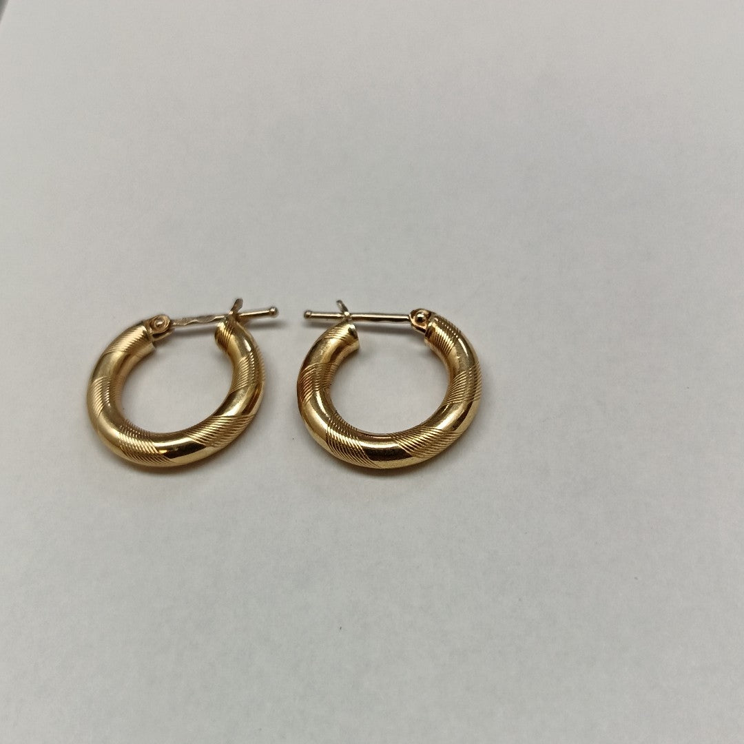 ARRACADAS PAR ORO 14 K 2,20 GRMS (SEMINUEVO)