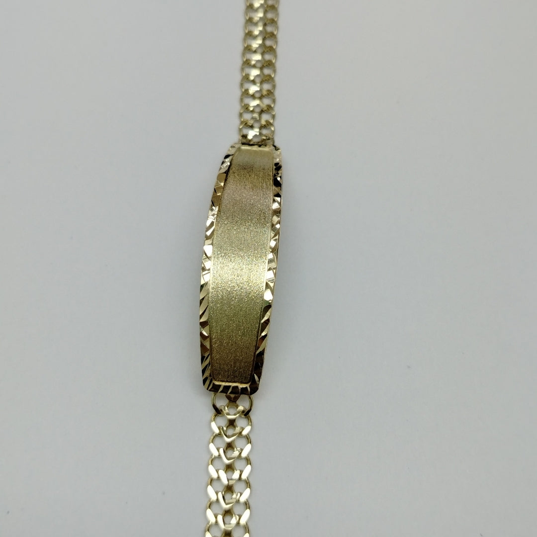 PULSERA ESCLAVA CHINO 14K 21 CM 9.8 GR (NUEVO)