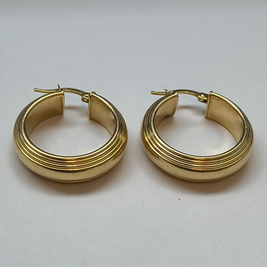 ARRACADAS PAR ORO 14 K 5 GRMS (SEMINUEVO)