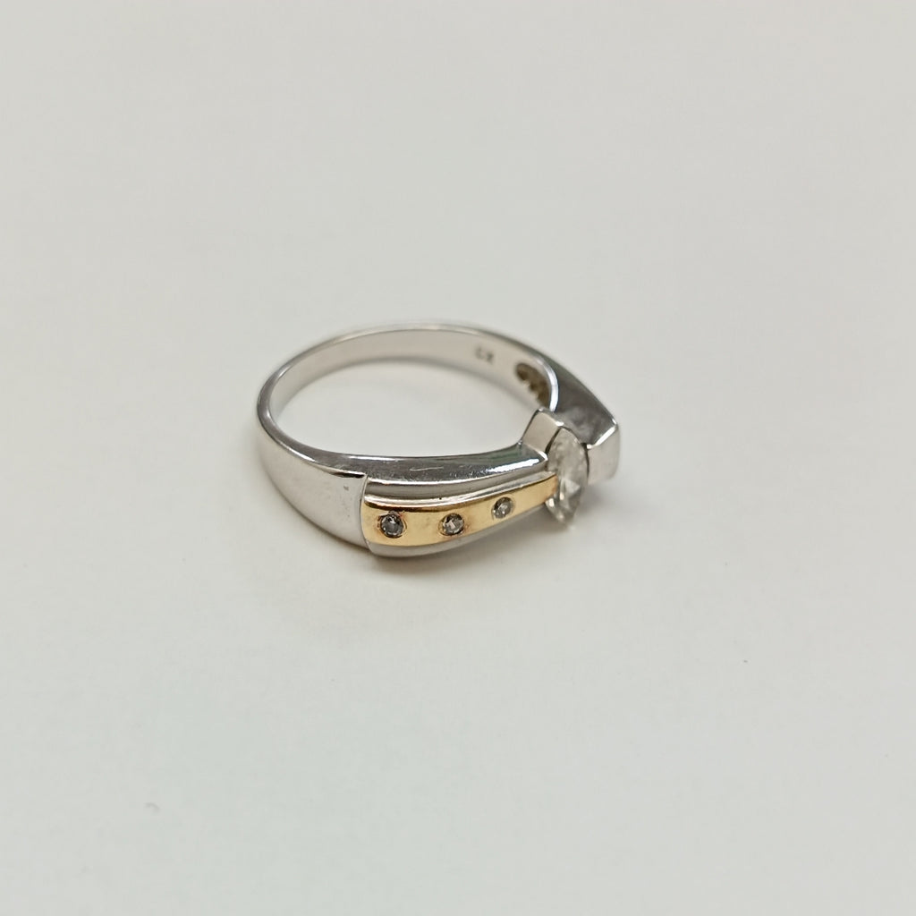 ANILLITO ORO,ORO BLANCO 14 K 4,30 GRMS (SEMINUEVO)
