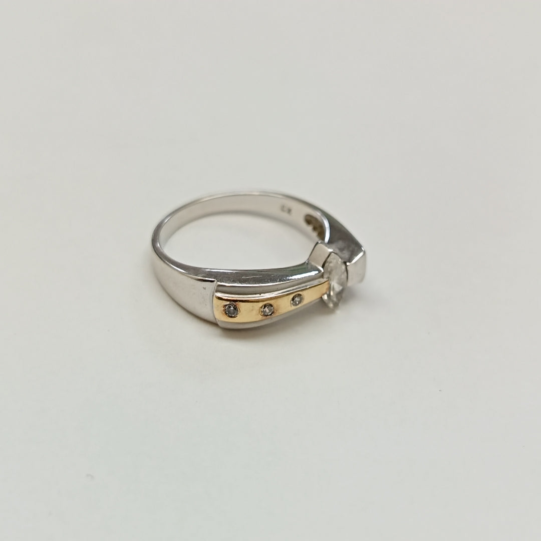 ANILLITO ORO,ORO BLANCO 14 K 4,30 GRMS (SEMINUEVO)