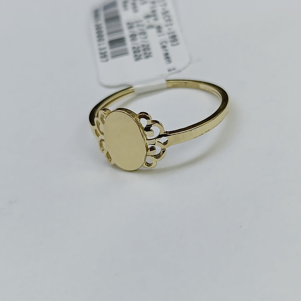 ANILLOS ANILLITO 10K TALLA 7 1 GR (NUEVO)
