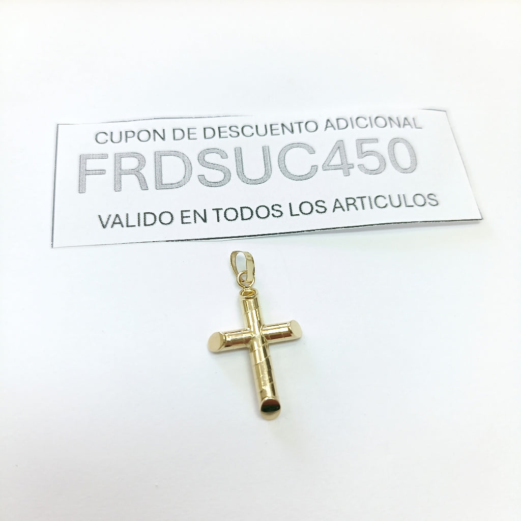DIJE CRUZ 14K 1 GR (NUEVO)