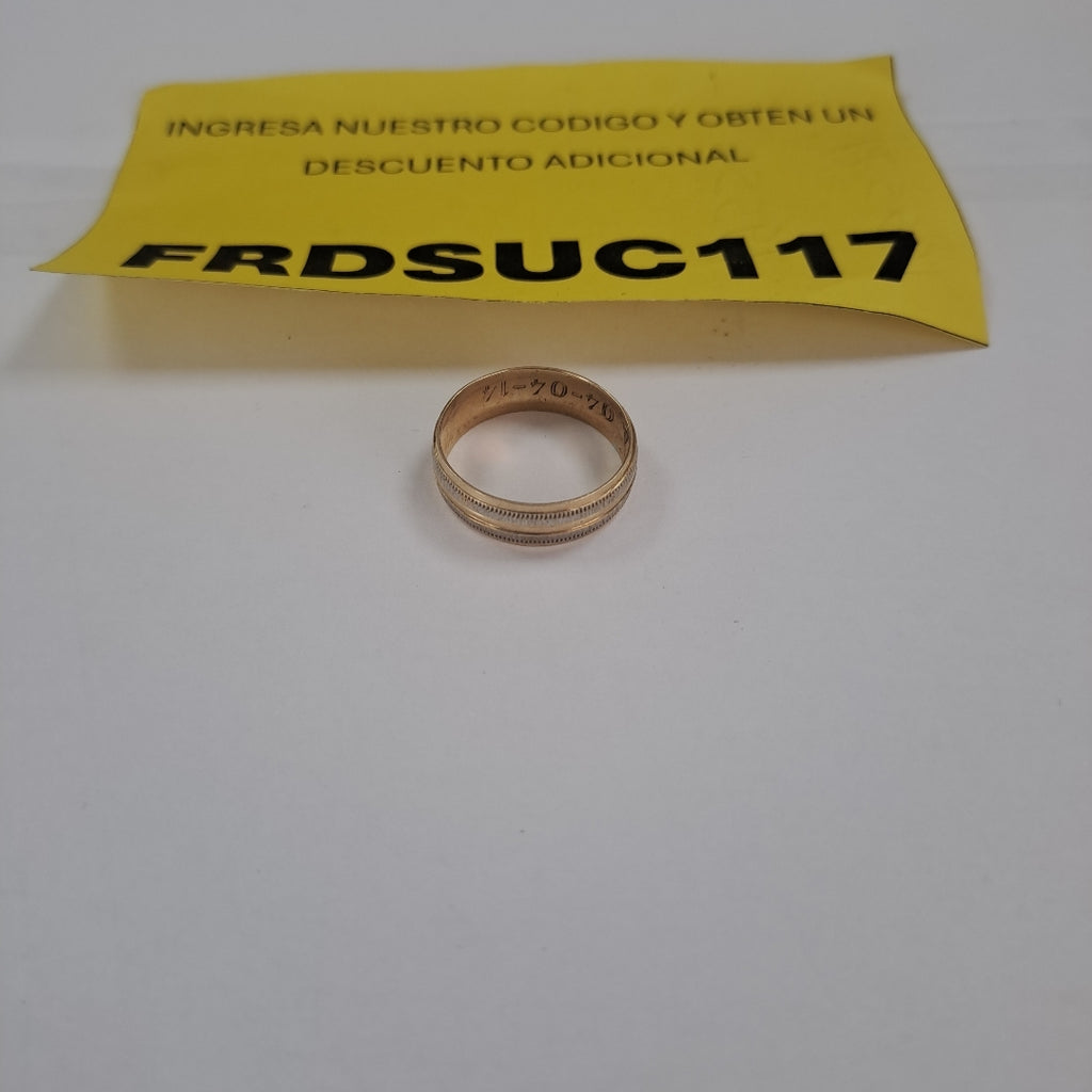 ARGOLLA ORO 14 K 2,50 GRMS (SEMINUEVO)