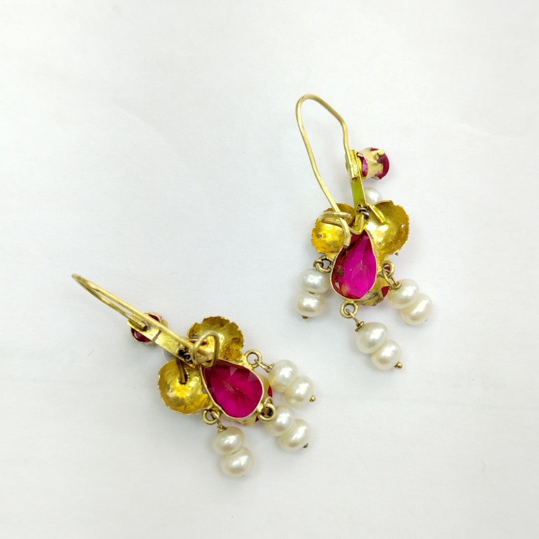 ARETES PAR ORO 8 K 4.2 GRMS (SEMINUEVO)