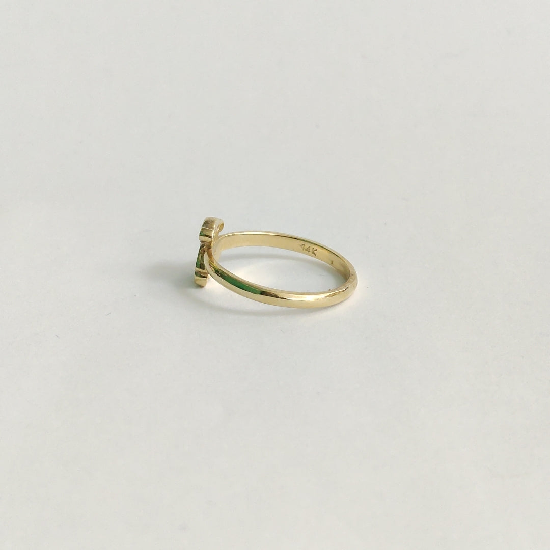 ANILLO ORO 14 K 2.1 GRMS (SEMINUEVO)