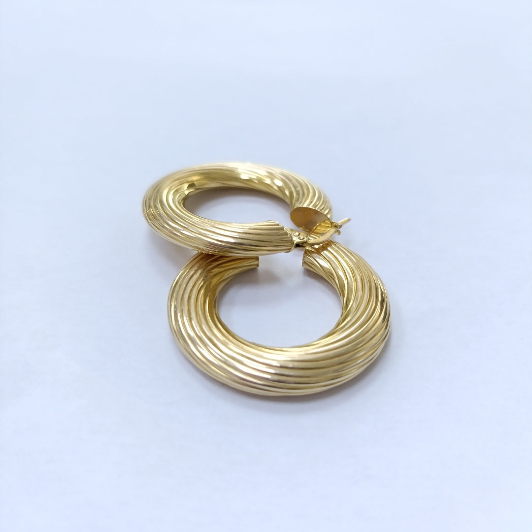 ARRACADAS PAR ORO 14 K 5,20 GRMS (SEMINUEVO)