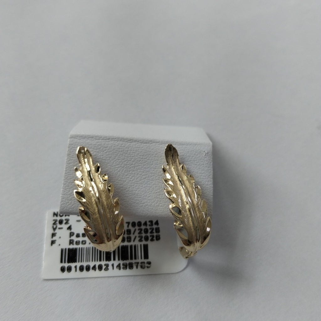 ARETES PAR ORO 14 K 2.6 GRMS (SEMINUEVO)