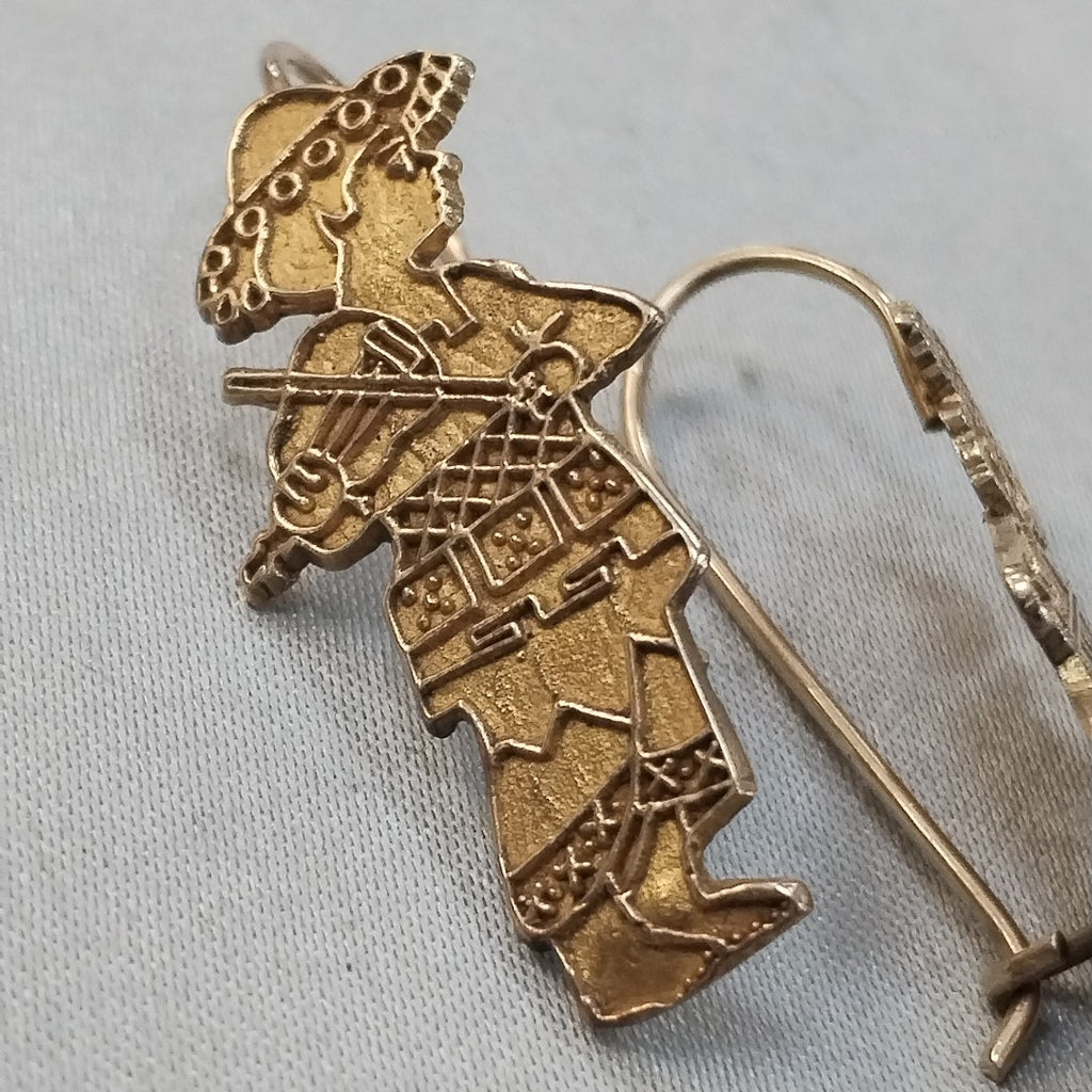 ARETES PAR ORO 10 K 5 GRMS (SEMINUEVO)