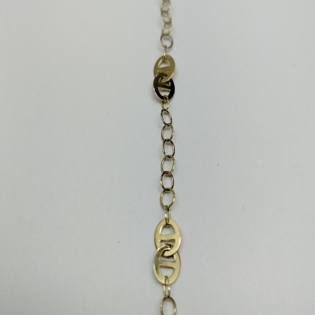 PULSERA ESPECIAL 14K 21 CM 1.8 GR (NUEVO)
