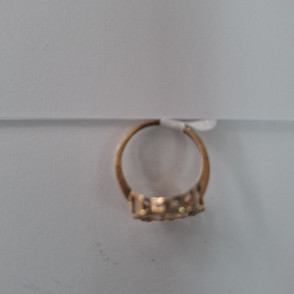ANILLO DE GRADUACIÓN ORO 10 K 1.6 GRMS (SEMINUEVO)