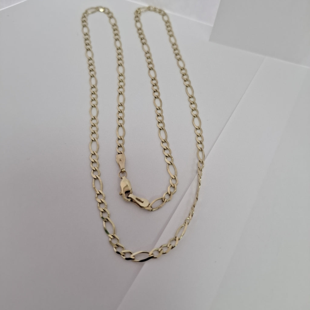 CADENA TEJIDO 3X1 14K 55 CM 8.1 GR (NUEVO)