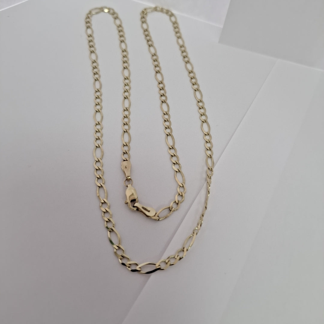 CADENA TEJIDO 3X1 14K 55 CM 8.1 GR (NUEVO)