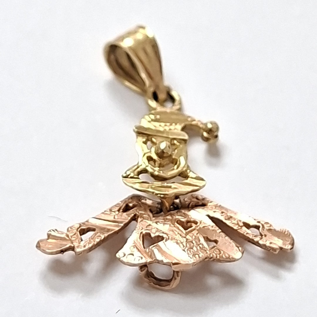 DIJE ORO,ORO COMBINADO 14 K 1,50 GRMS (SEMINUEVO)
