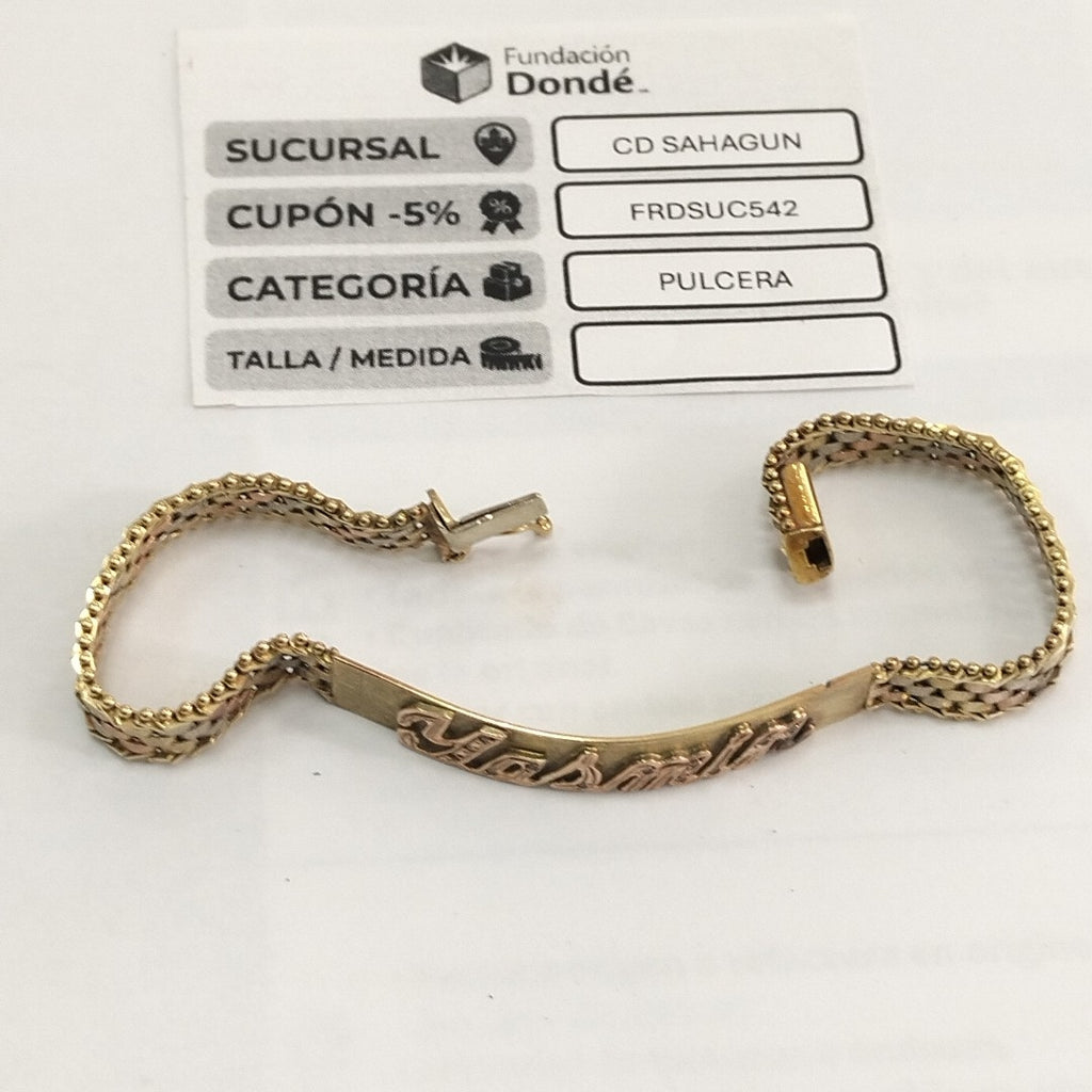 ESCLAVA ORO 10 K 13,40 GRMS (SEMINUEVO)