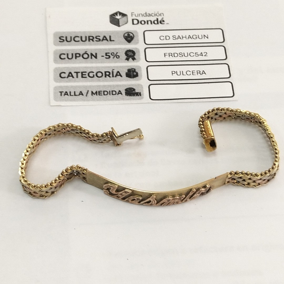 ESCLAVA ORO 10 K 13,40 GRMS (SEMINUEVO)