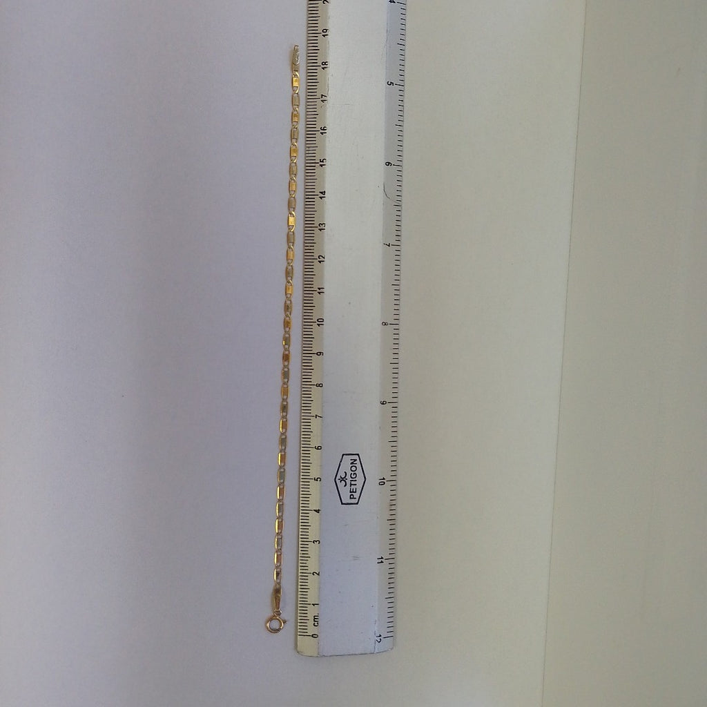 PULSERA ORO COMBINADO 10 K 1,60 GRMS (SEMINUEVO)
