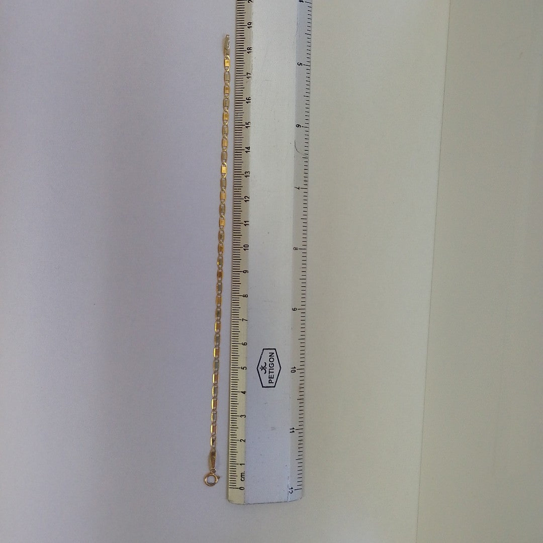 PULSERA ORO COMBINADO 10 K 1,60 GRMS (SEMINUEVO)