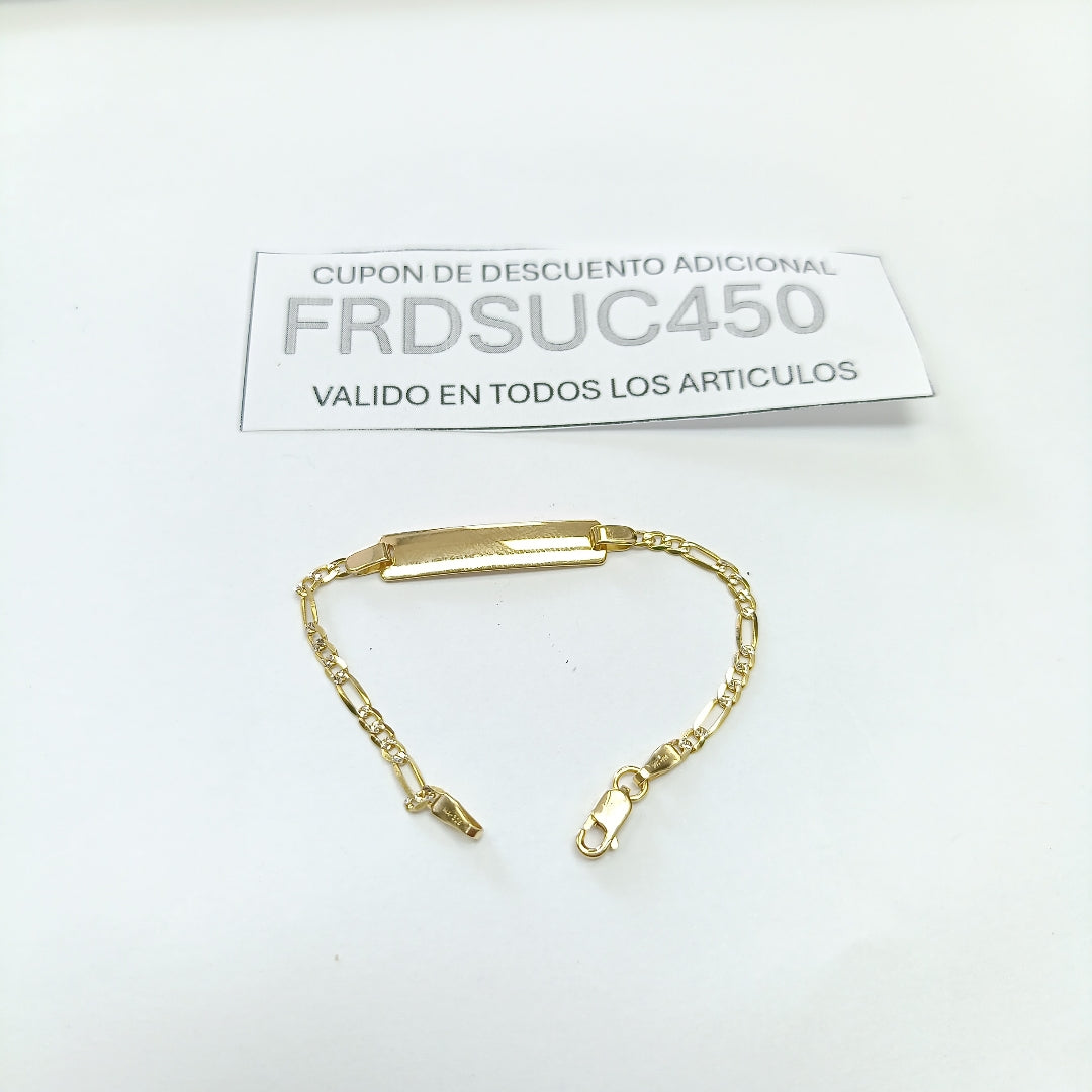 ESCLAVAS NIÑO ORO 14K 2.4 (NUEVO)