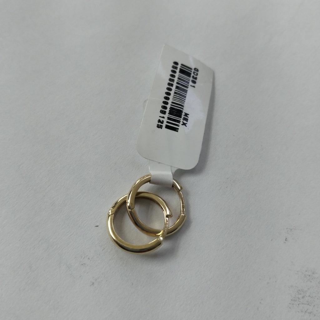 ARETES HUGGIES LISAS 14K 1.6 GR (NUEVO)