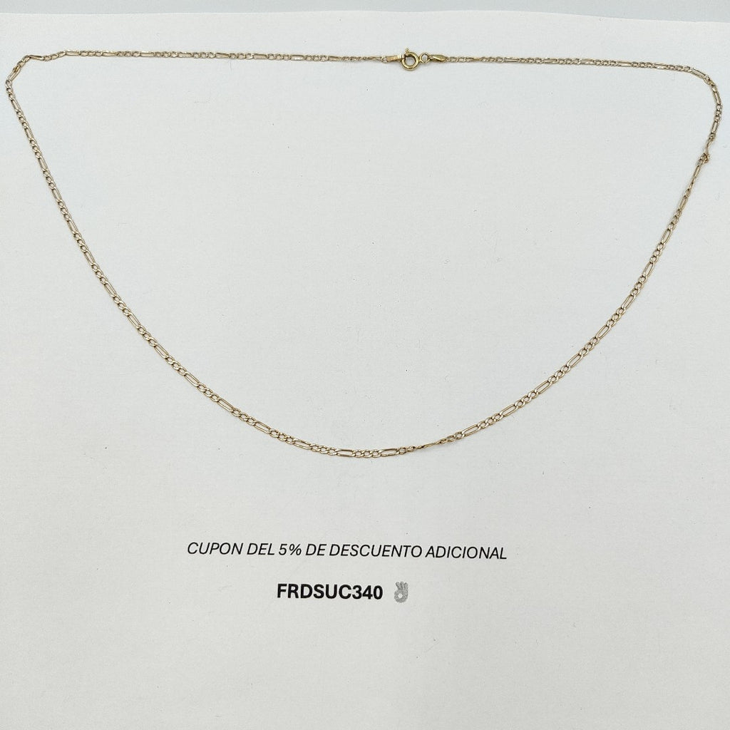 CADENA ORO,RODIADO 10 K 1,60 GRMS (SEMINUEVO)