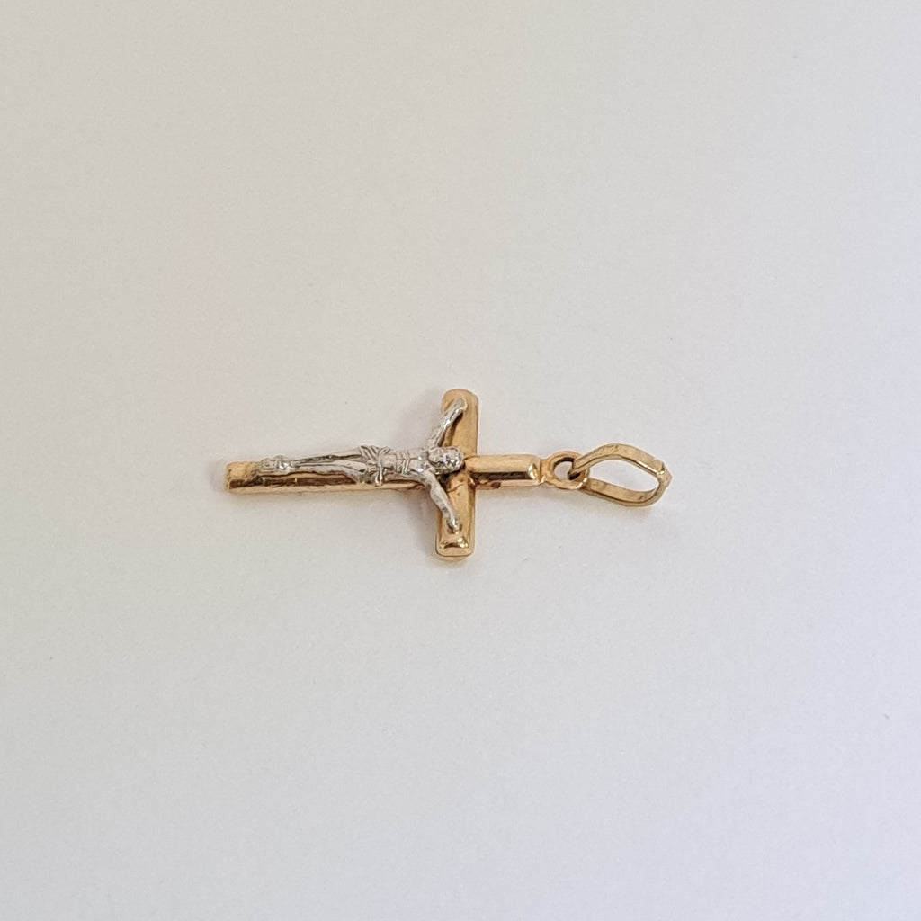 CRUCIFIJO ORO 10 K 0,50 GRMS (SEMINUEVO)