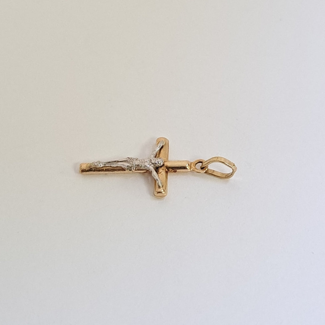 CRUCIFIJO ORO 10 K 0,50 GRMS (SEMINUEVO)