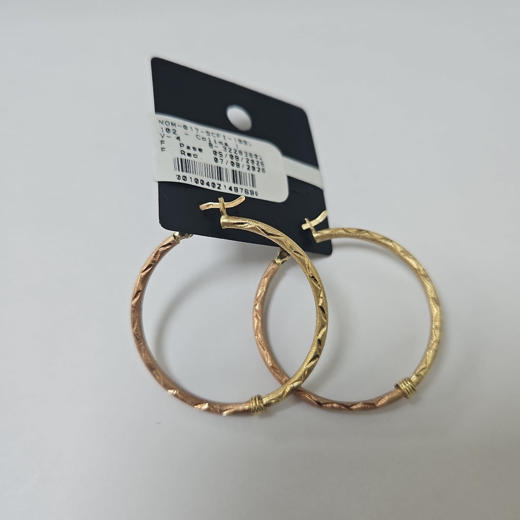ARRACADAS PAR ORO 10 K 3.69 GRMS (SEMINUEVO)