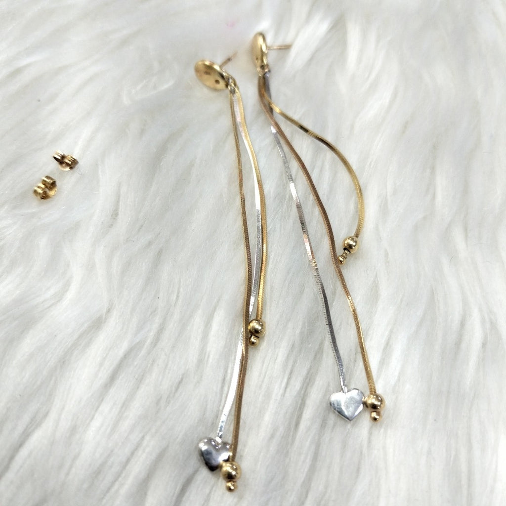 ARETES PAR ORO 14 K 5.1 GRMS (SEMINUEVO)