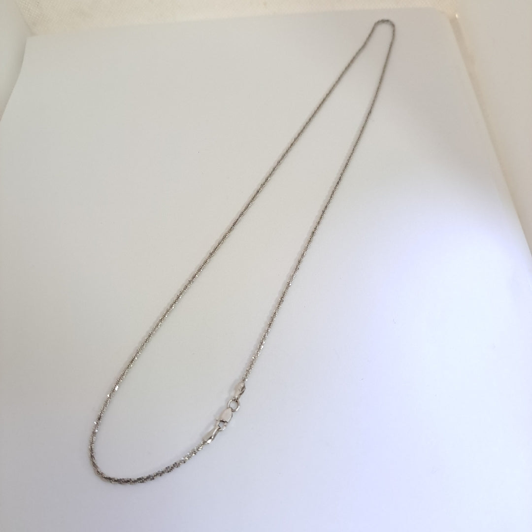CADENA ORO BLANCO 14 K 4,50 GRMS (SEMINUEVO)