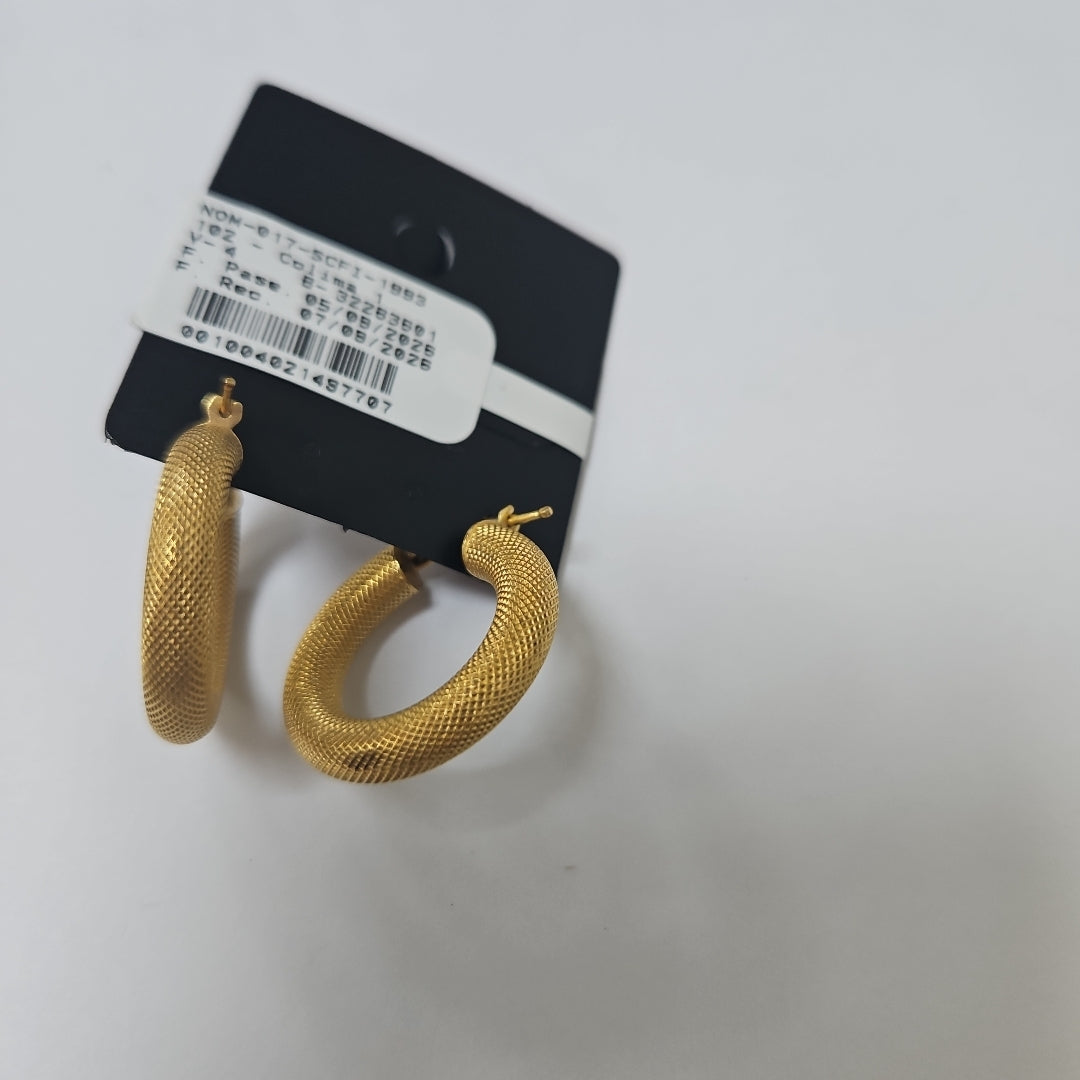 ARRACADAS PAR ORO 14 K 3.7 GRMS (SEMINUEVO)