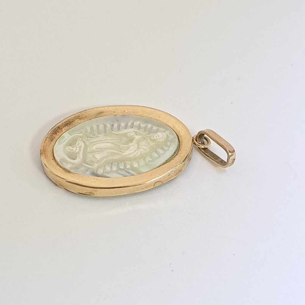 MEDALLA RELIGIOSA ORO 10 K 7.1 GRMS (SEMINUEVO)