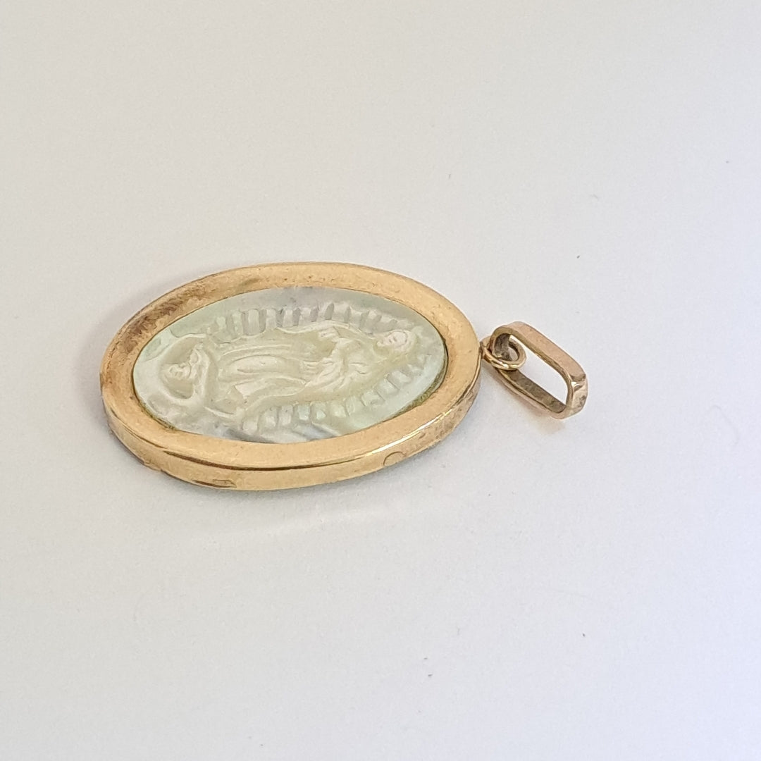 MEDALLA RELIGIOSA ORO 10 K 7.1 GRMS (SEMINUEVO)
