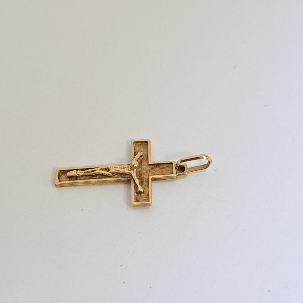 CRUCIFIJO ORO 14 K 1.7 GRMS (SEMINUEVO)