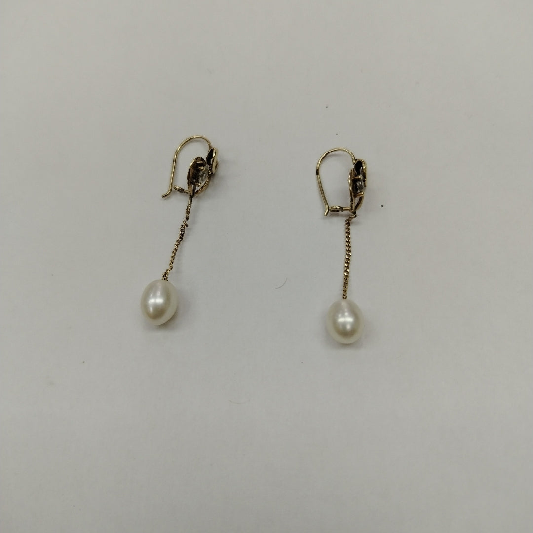 ARETES PAR ORO 10 K 2 GRMS (SEMINUEVO)