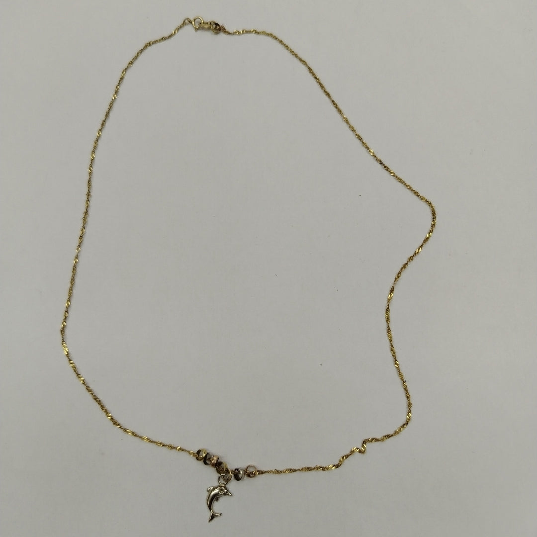GARGANTILLA ORO 10 K 1.4 GRMS (SEMINUEVO)