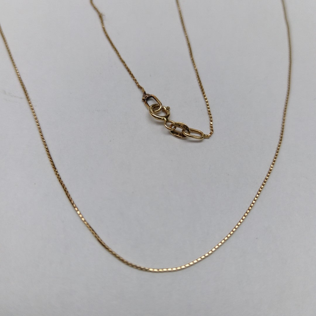 CADENA ORO 14 K 0.9 GRMS (SEMINUEVO)