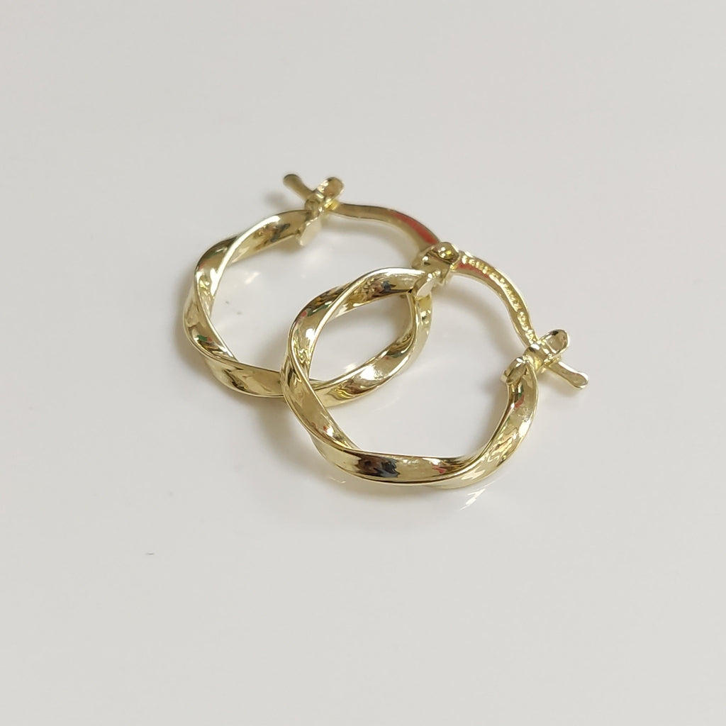 ARETES ARRACADAS TORZAL 14K 1.2 GR (NUEVO)