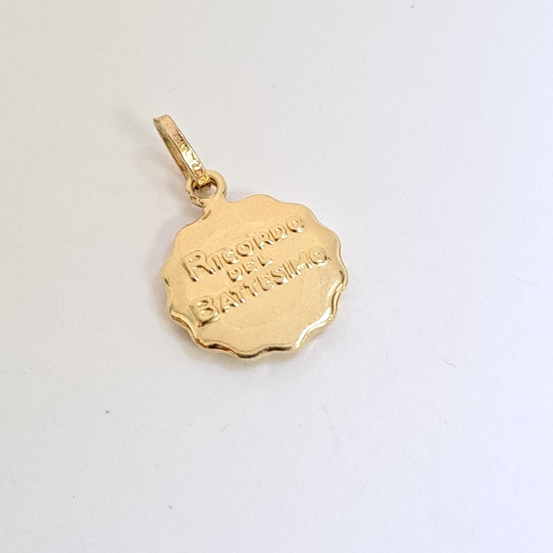 MEDALLA RELIGIOSA ORO 14 K 1,70 GRMS (SEMINUEVO)