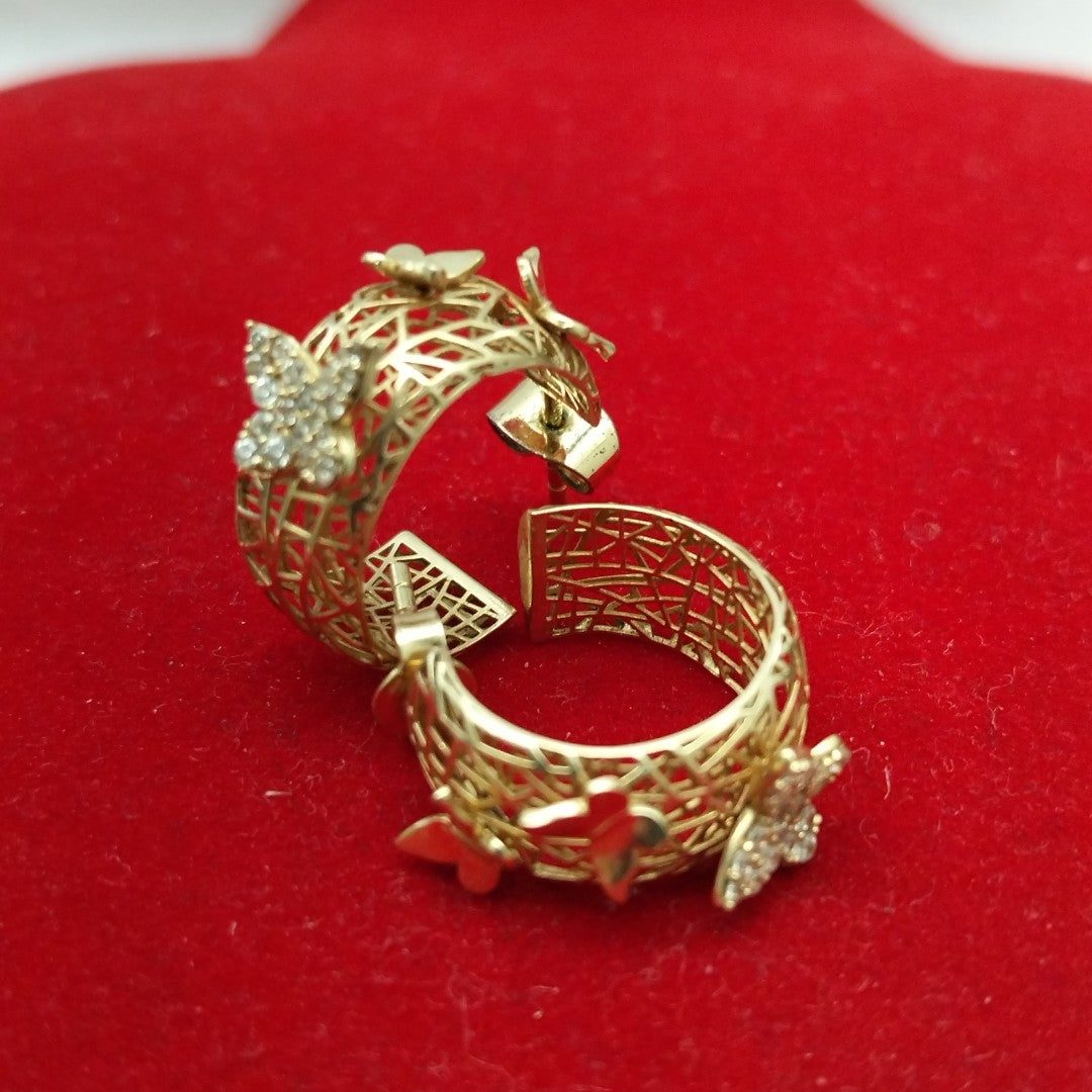 ARETES PAR ORO 14 K 3,10 GRMS (SEMINUEVO)