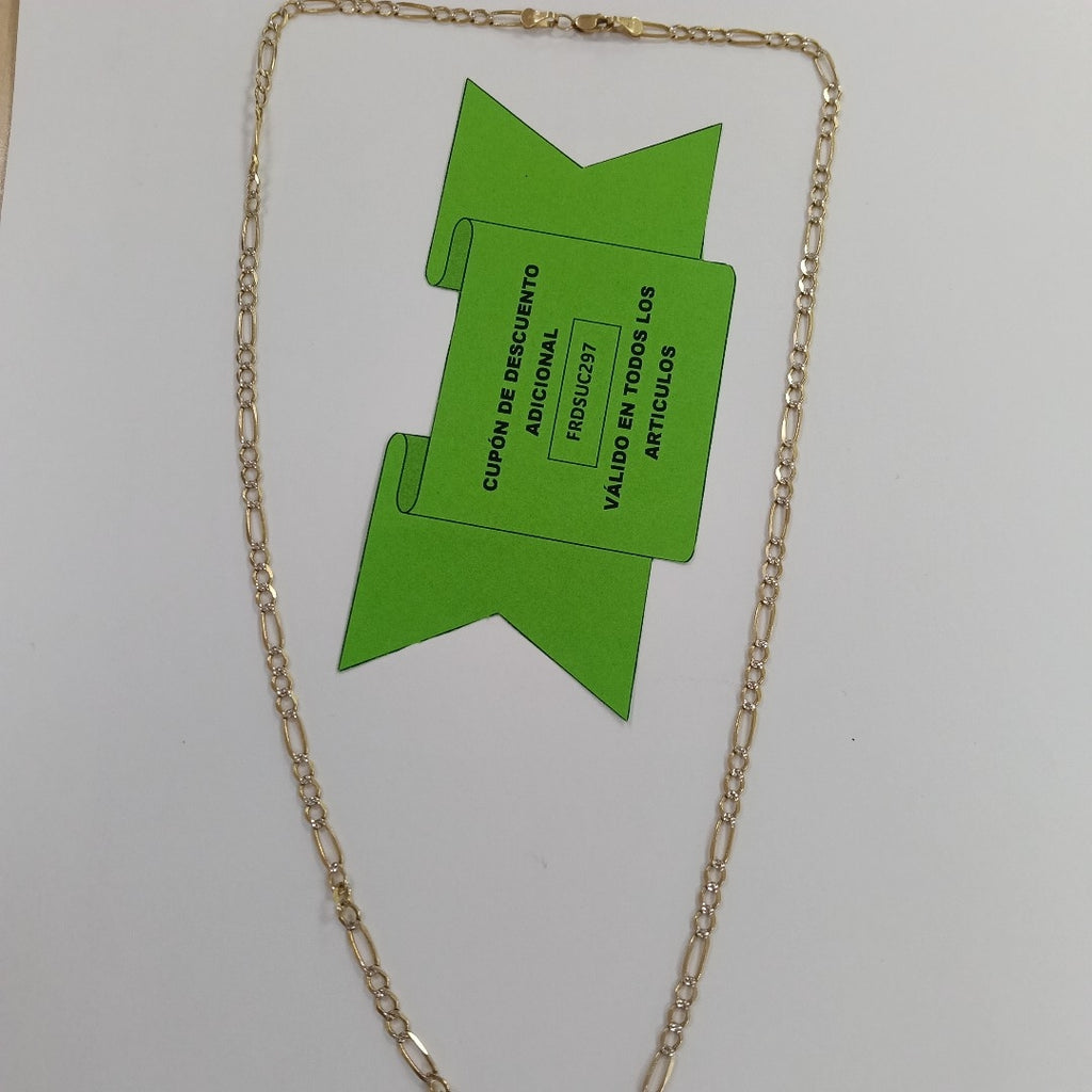 CADENA ORO COMBINADO 14 K 8,40 GRMS (SEMINUEVO)
