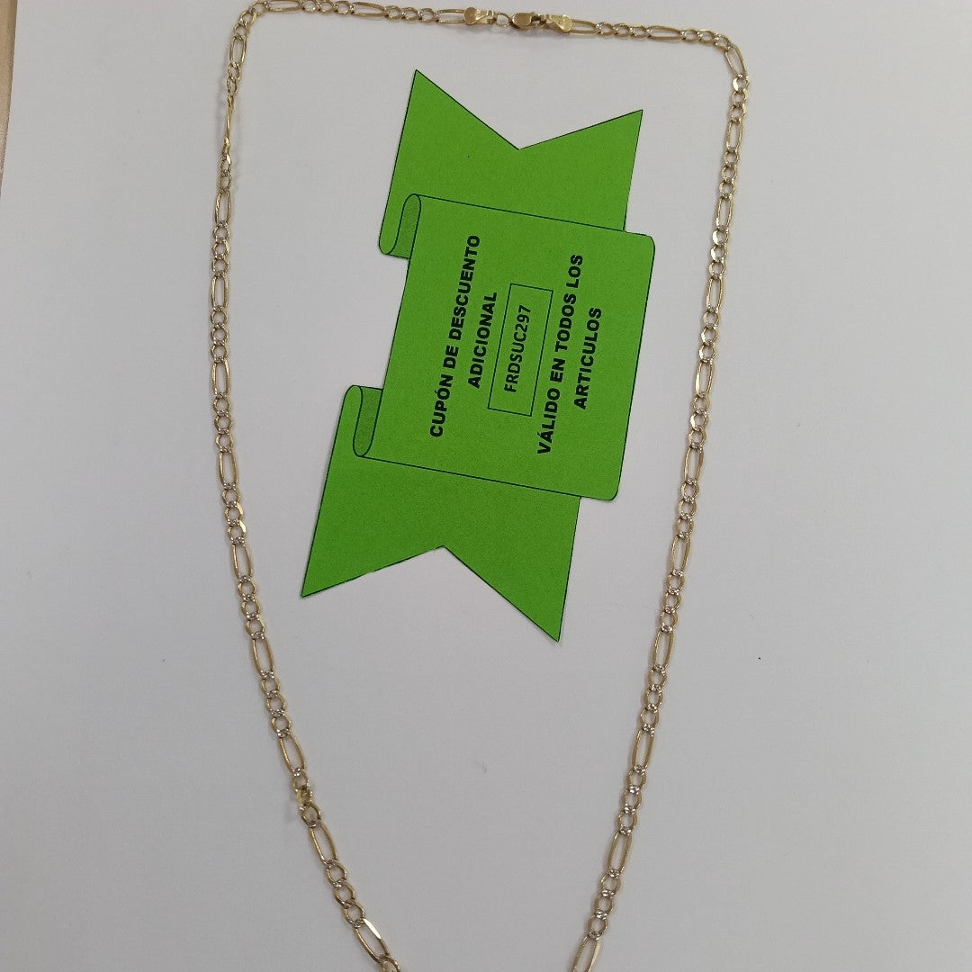 CADENA ORO COMBINADO 14 K 8,40 GRMS (SEMINUEVO)
