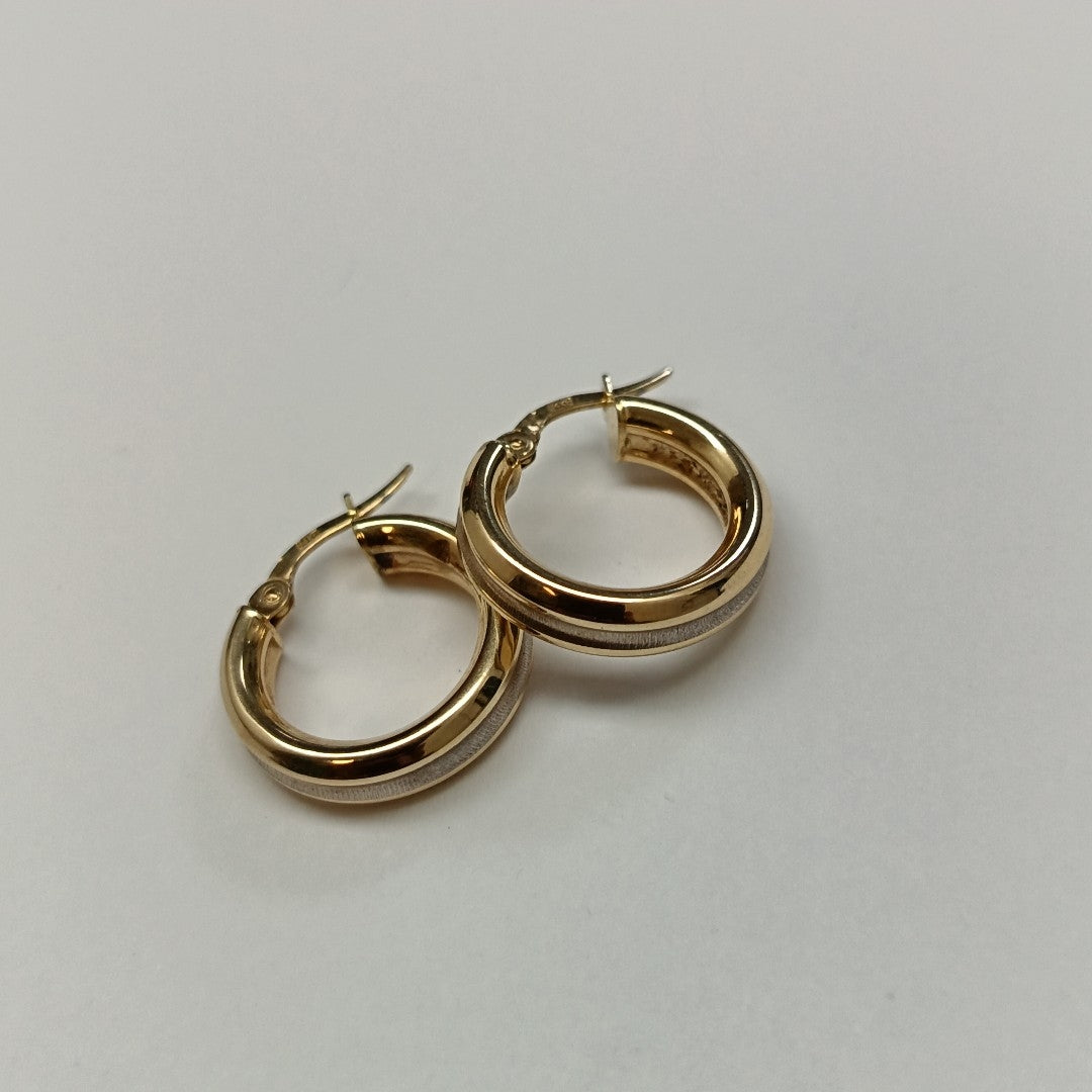 ARRACADAS PAR ORO 14 K 1.9 GRMS (SEMINUEVO)