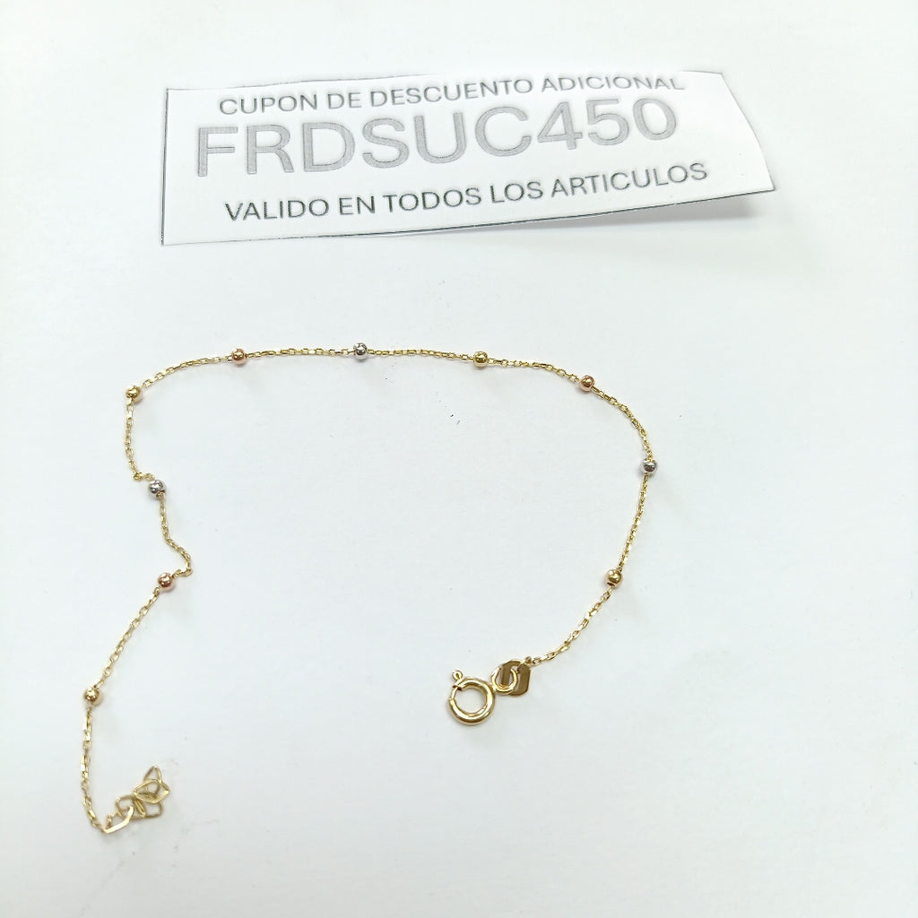 PULSERAS DAMA ORO 14K 0.8 (NUEVO)