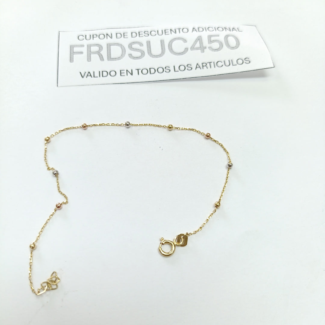 PULSERAS DAMA ORO 14K 0.8 (NUEVO)
